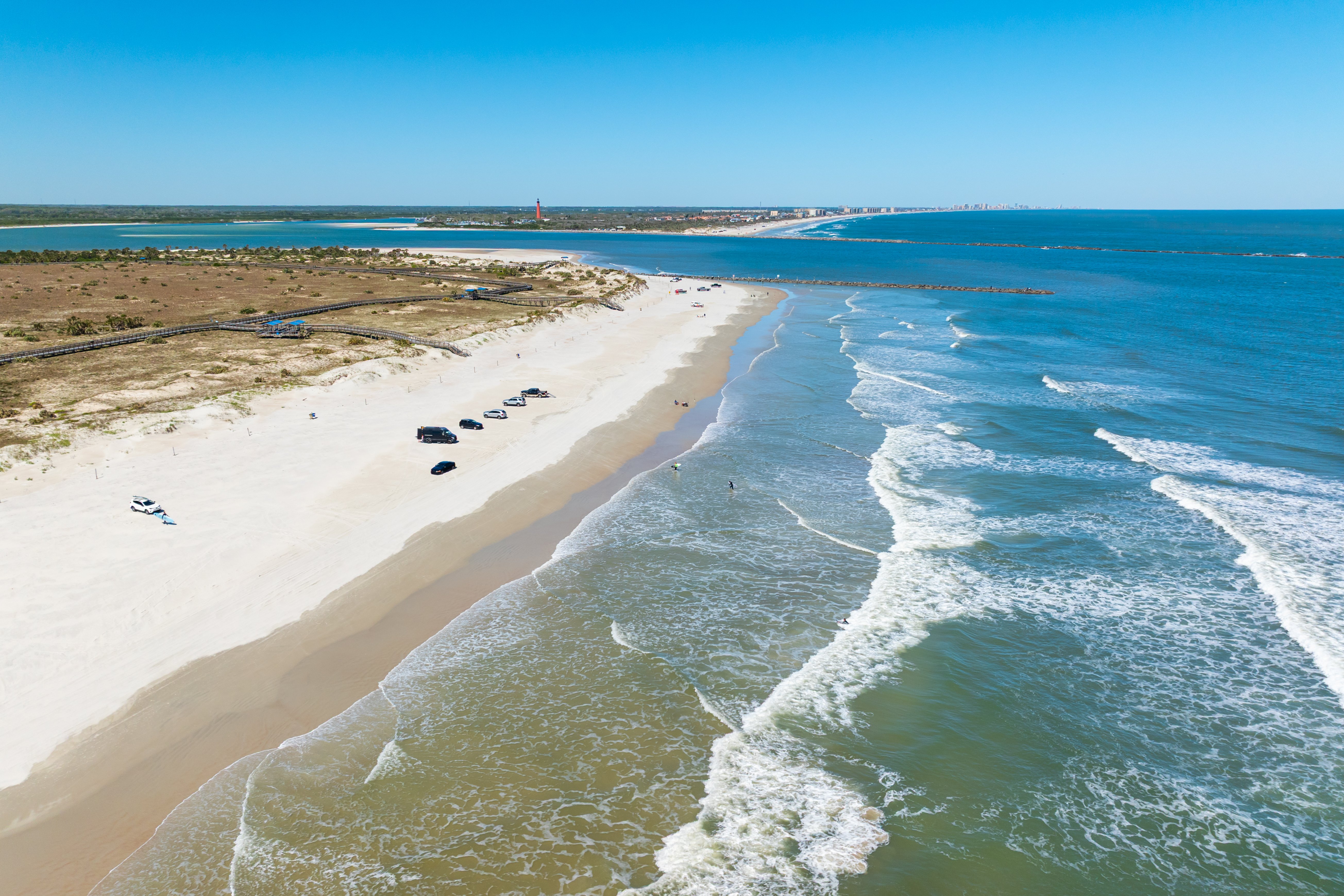 New Smyrna Beach - Smyrna Dunes Park  - Aerial of Beach - 2025 (Roundhouse Creative)-1